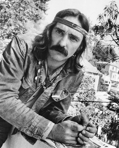 Dennis Hopper: Director-actor Dennis Hopper poses in Hollywood, California in 1971