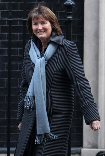 Hats and Scarves: Labour deputy leader Harriet Harman 