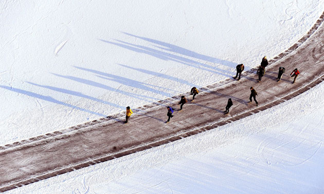 24 hours in pictures: Dutch Ice Skating Organisation warns of thin ice