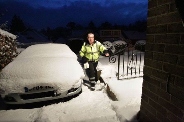 Snow: Milkman Braves The Icy Conditions To Get Staple Foods To Villagers