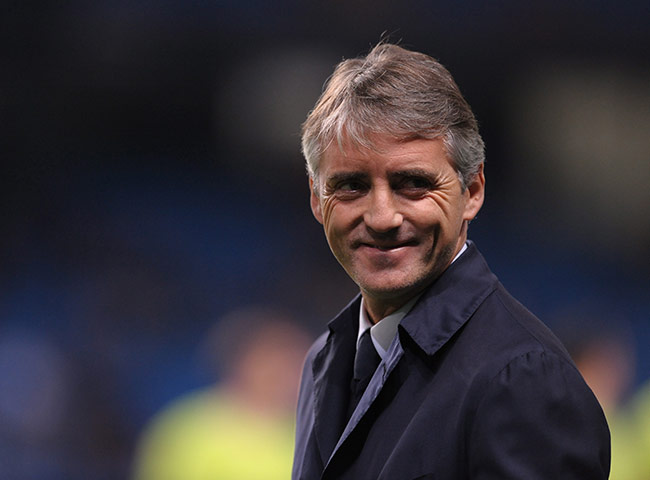 Europa League City: Manchester City manager Roberto Mancini