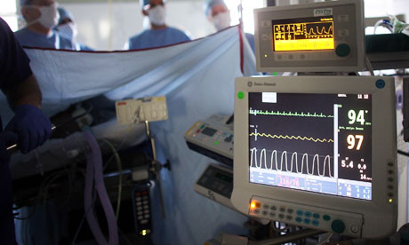 The multiple sclerosis surgery involves inserting a balloon to expand blood vessels