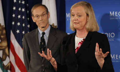 Meg Whitman and Griff Harsh