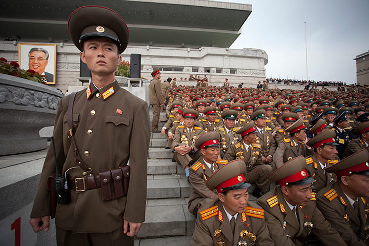 North Korea: North Korean military at the parade