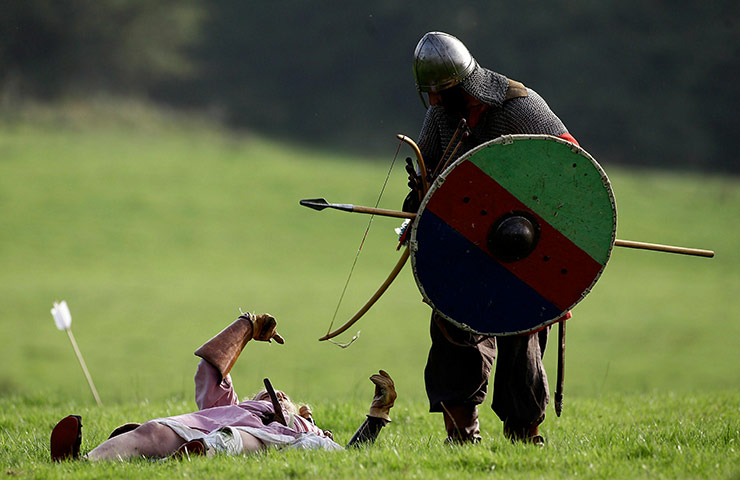 Hastings battle: The Annual Battle Of Hastings Re-enactment