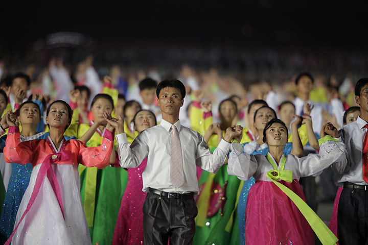 North Korea Update: Night dancing in Kim Il-Sung Square
