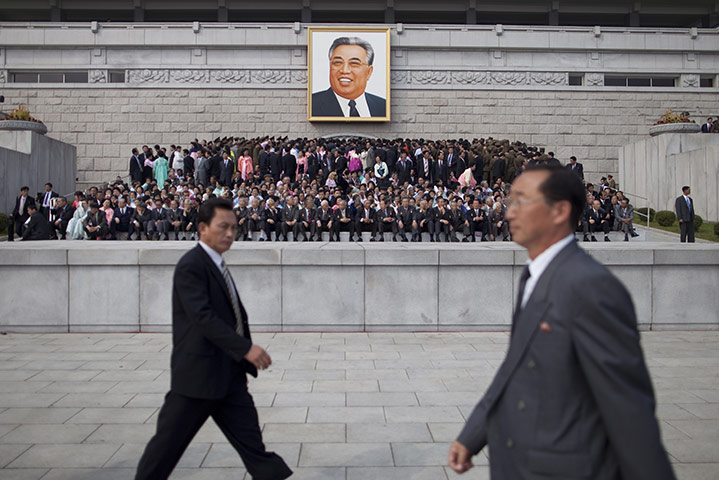 North Korea Update: The Kim Il-Sung Square after the end of today's military parade