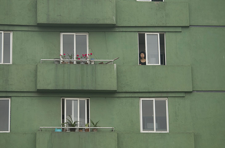 Dan Chung: Street scene from Pyongyang