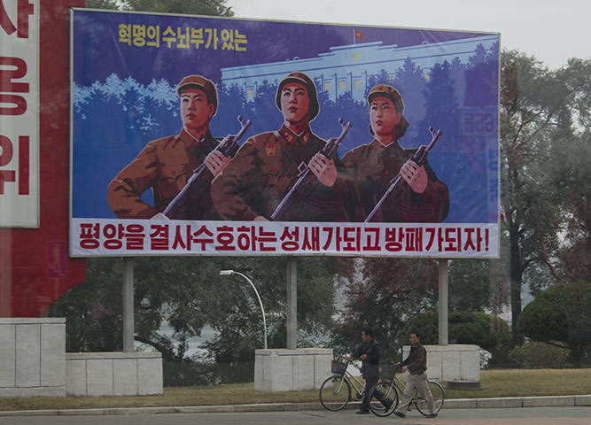 Dan Chung: Street scene from Pyongyang