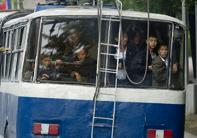 Dan Chung: Street scene from Pyongyang