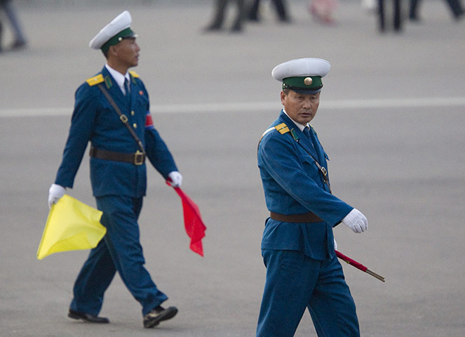 Dan Chung: Traffic police in Pyongyang