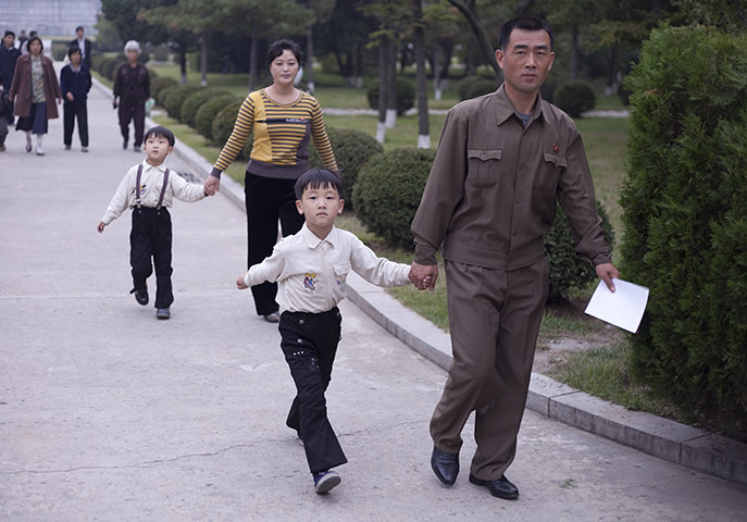 Dan Chung: Scene from near the Party Foundation Monunment in Pyongyang