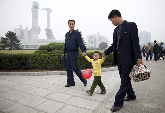 Dan Chung: Scene from near the Party Foundation Monunment in Pyongyang