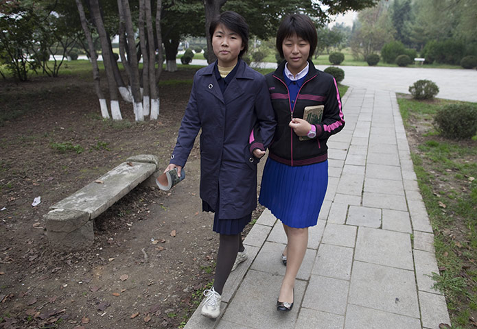 Dan Chung North Korea: Scene from near the Party Foundation Monunment in Pyongyang