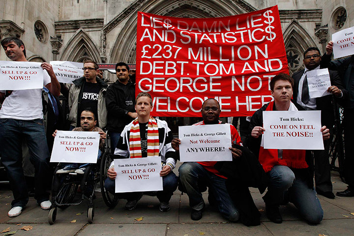 Liverpool in court: Liverpool supporters