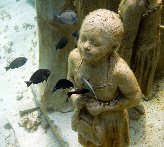 Jason de Caires Taylor: Underwater sculptures, Cancun and Isla Mujeres National Marine Park 