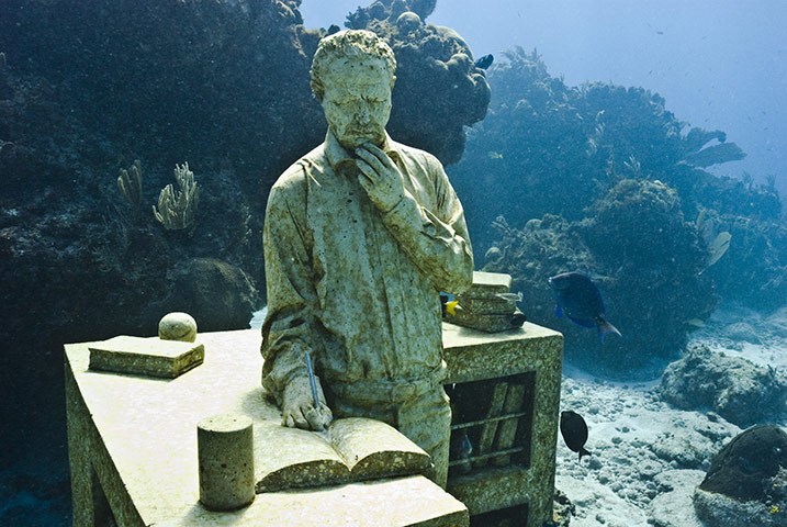 Jason de Caires Taylor: Underwater sculptures, Cancun and Isla Mujeres National Marine Park 