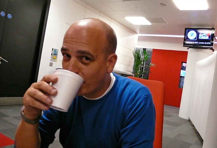 Lazarides week in pics: Steve Lazarides waiting