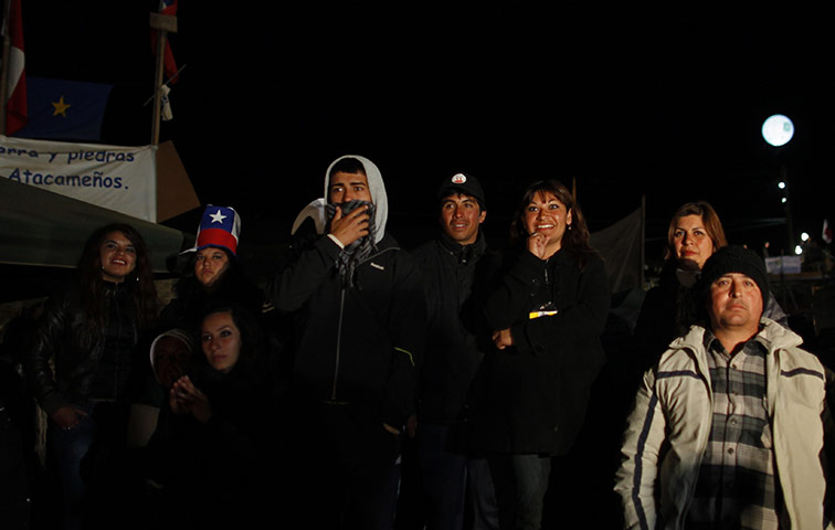 chile miners rescued: Mario Sepulveda rescued from San Jose mine in Chile