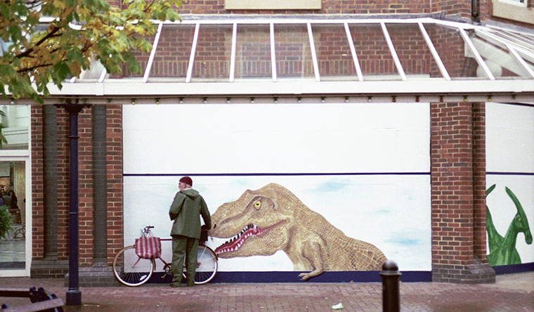 In pictures: evolution: shopping mall mural