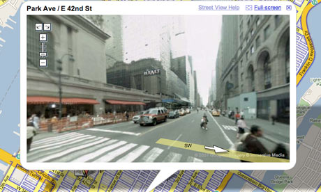 Google Street View.
