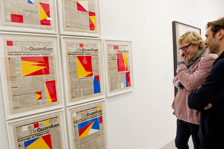 Frieze Art Fair: Marine Hugonniere 'Art for Modern Architecture Guardian Communist Series 2'