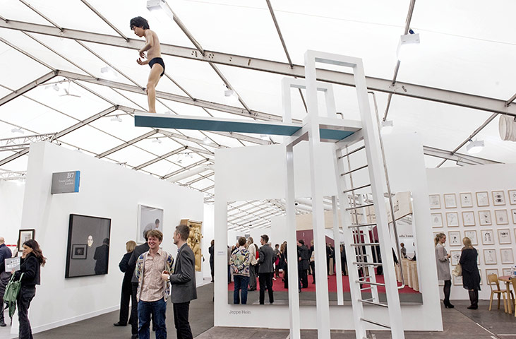 Frieze Art Fair: Elmgreen and Dragset 'Catch Me Should I Fall'
