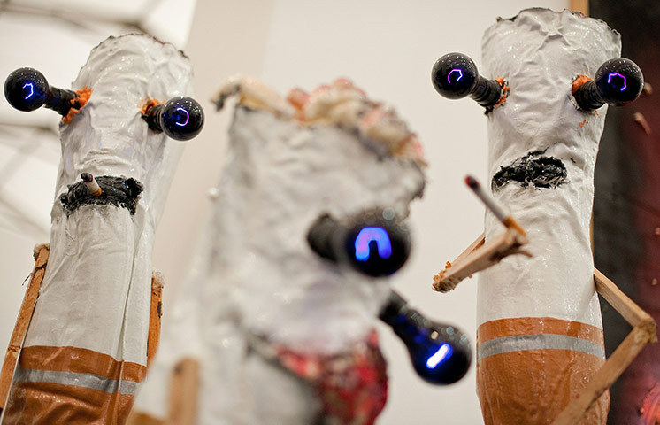 Frieze Art Fair: Jon Pylypchuk 'The Pack' 