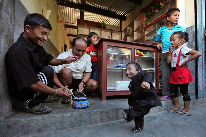 Khagendra Thapa Magar: Khagendra Thapa Magar dances as his relatives in Pokhara