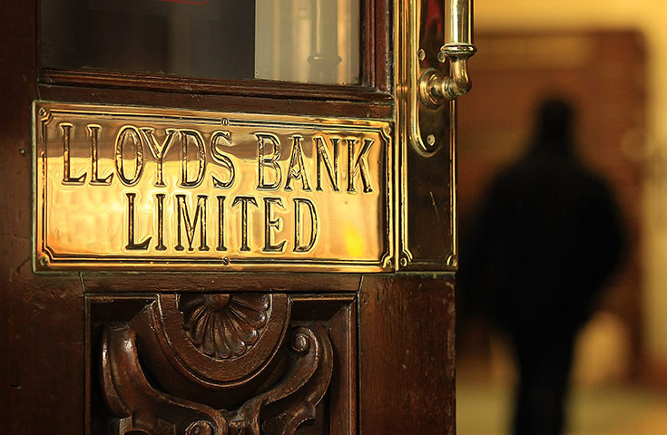 Week in Business: An antique Lloyds Bank sign is displayed outside a branch in Fleet Street