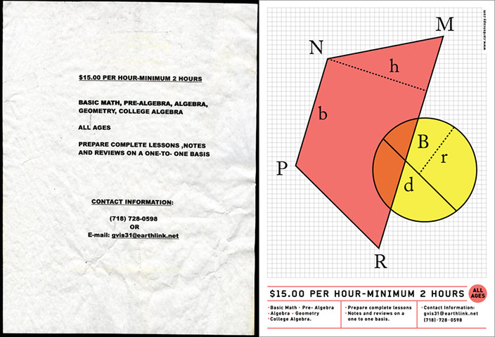 Cardon Copy: Cardon Copy, mathematics flier