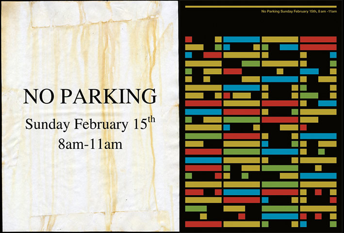 Cardon Copy: Cardon Copy, parking notice