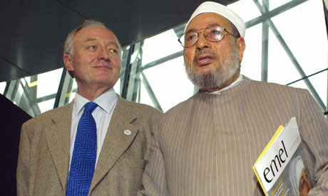 Ken Livingstone with Muslim cleric Yusuf al-Qaradawi in 2004