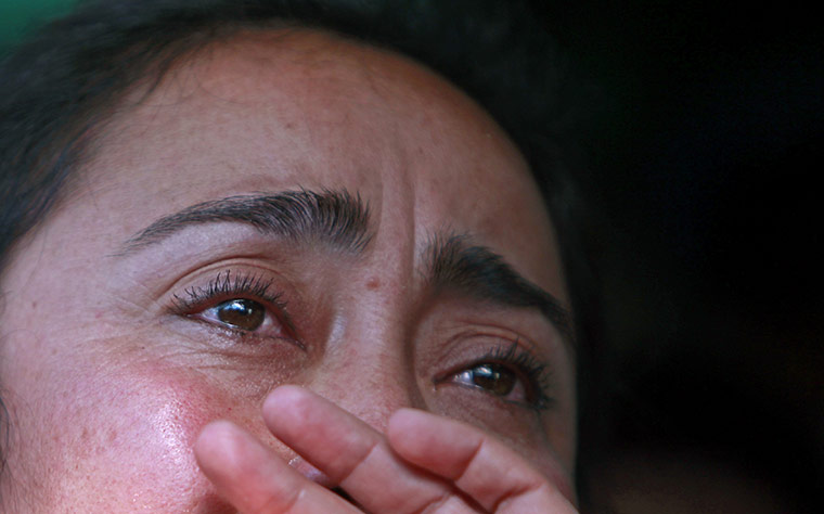 From the agencies: Natacha Pisarenko at the camp outside the San Jose mine near Copiapo, Chile