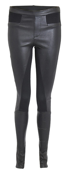 Leather trousers: Leather leggings by Helmut Lang