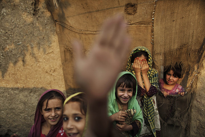 24 hours in pictures: Rawalpindi, Pakistan: Afghan refugee girls