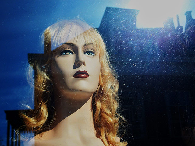 In pictures: moody: wig shop window