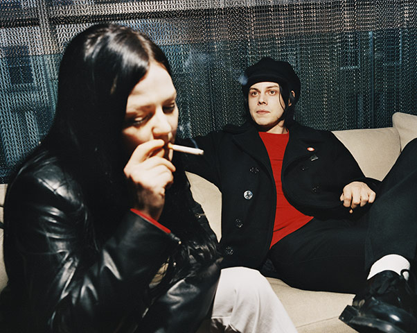 White Stripes: White Stripes in a bar in Notting Hill