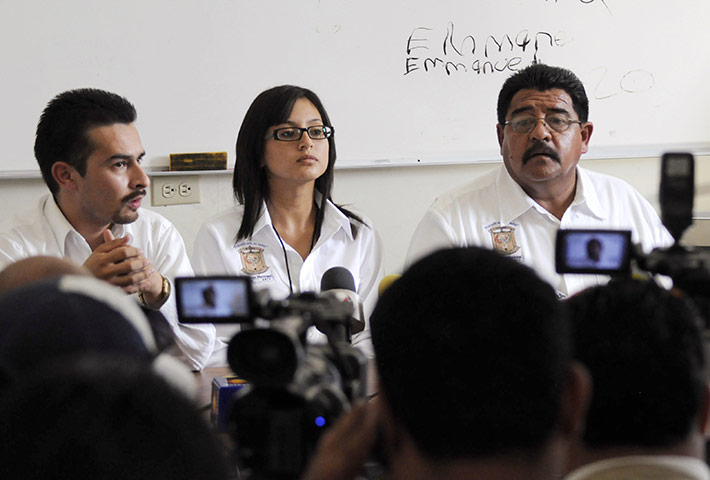 Marisol Valles: Garcia attends a news conference 