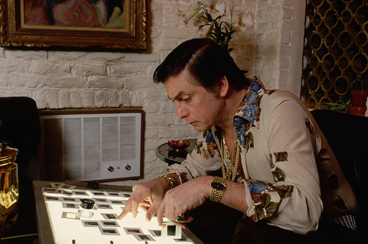 Guccione Update: Bob Guccione, owner of Penthouse magazine at work