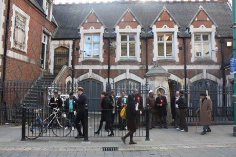 Brick Lane polling station