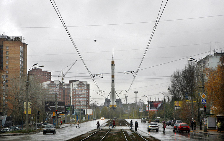 Samara Architecture: A Soyuz Space Rocket in the centre of Samara