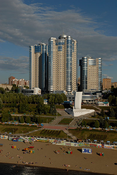 Samara Architecture: An aerial view of Ladya residential district