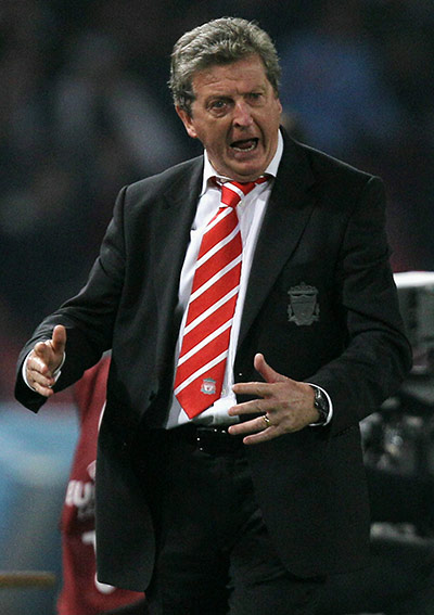 Europa League: Liverpool manager Roy Hodgson shows his frustration