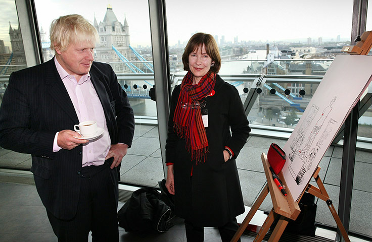 Big Draw London: Boris Johnson Joins Britain's Top Cartoonists To Launch London's Big Draw