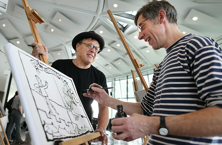 Big Draw London: Boris Johnson Joins Britain's Top Cartoonists To Launch London's Big Draw
