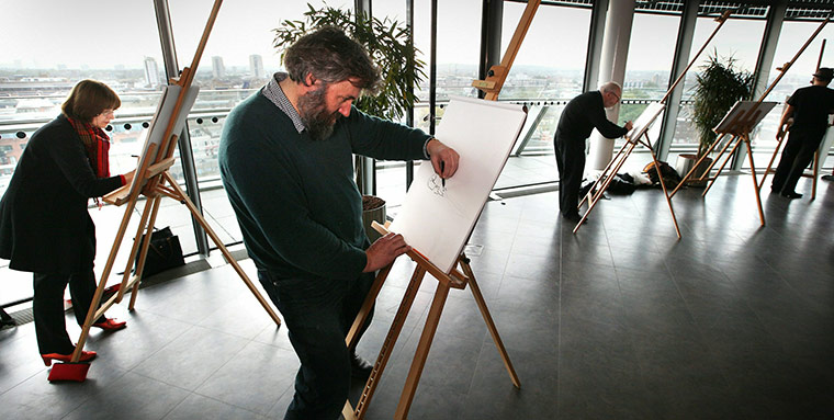 Big Draw London: Boris Johnson Joins Britain's Top Cartoonists To Launch London's Big Draw