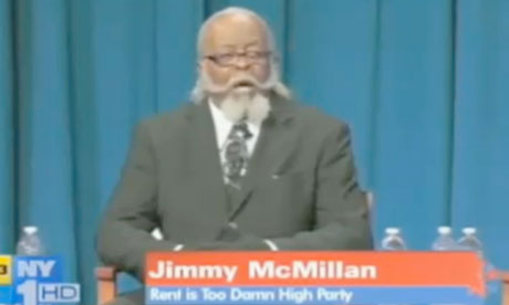Jimmy McMillan of the Rent is Too Damn High party.