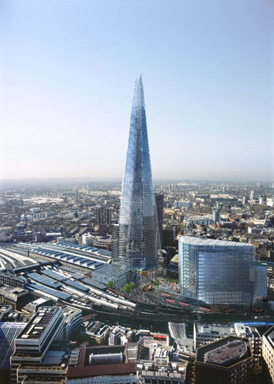 New London buildings: Artists impression of The Shard
