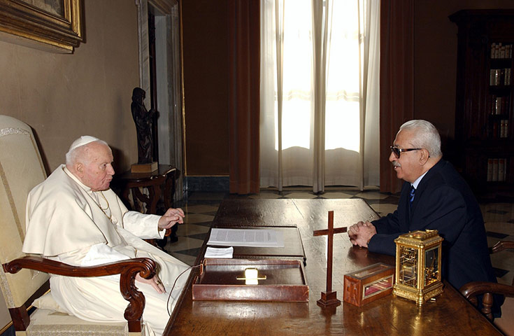 Tariq Aziz: TARIQ AZIZ VISITING THE VATICAN, ITALY - 14 FEB 2003